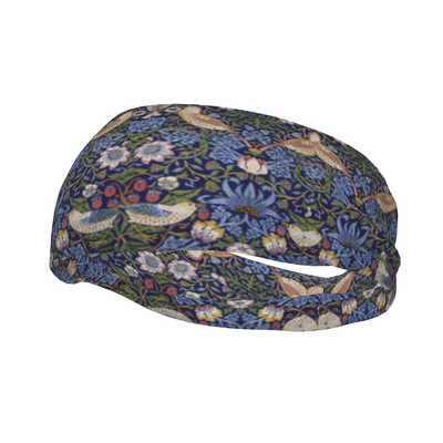 Banda de transpirație William Morris Bentite de transpirație late de siguranță pentru sport pentru unisex Articole pentru cap Boemia Bandaje de transpirație pentru gimnastică Yoga Turban de păr