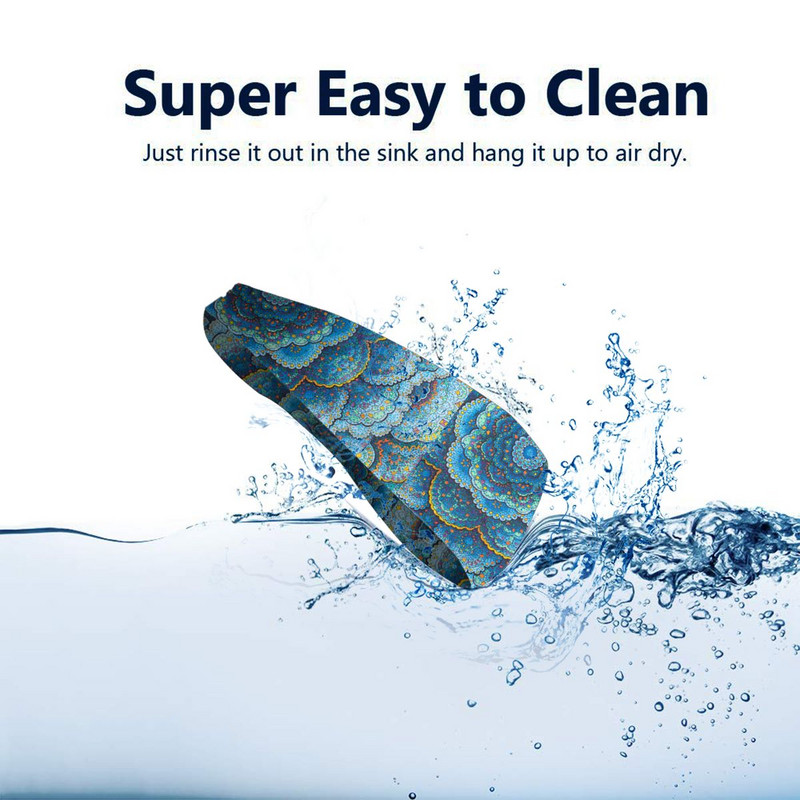 Boheemlase mandala mustriga naiste higipael, peapael, elastne joogajooga juuksepael Boho higiside