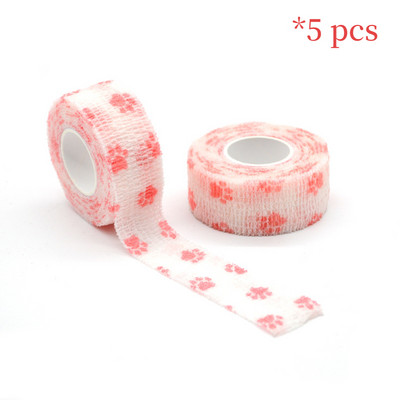 5 tk Sõrmekaitse sideme kirjutamine Prinditud Meditsiiniline isekleepuv side sporditeip mittekootud elastne lemmiklooma tätoveering 4,8m side