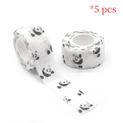 5 tk Sõrmekaitse sideme kirjutamine Prinditud Meditsiiniline isekleepuv side sporditeip mittekootud elastne lemmiklooma tätoveering 4,8m side