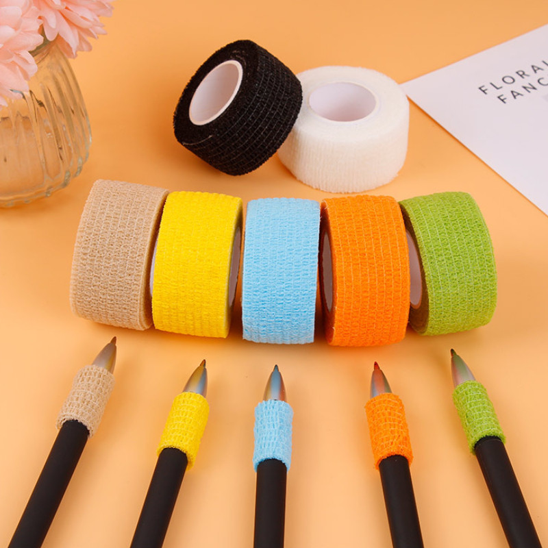 5 tk Sõrmekaitse sideme kirjutamine Prinditud Meditsiiniline isekleepuv side sporditeip mittekootud elastne lemmiklooma tätoveering 4,8m side