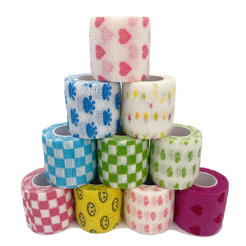 18 värvi värviline sportlik mähisteip Isekleepuv elastne side Elastoplasti spordikaitse Põlve sõrm pahkluu peopesa õlg
