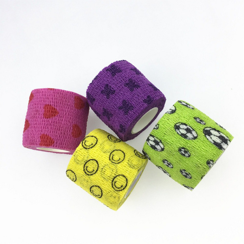 5 cm x 4,5 m Sportska traka Samoljepljivi vodootporni elastični zavoj Traka za mišiće Zglobovi prstiju Omotajte zavoj Netkani kohezivni zavoj