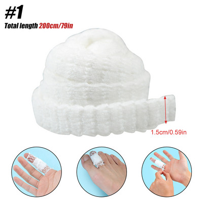 1 Roll Fix tinklinis vamzdinis tvarstis Elastinis tinklinis tvarstis, kvėpuojantis vamzdinės marlės tempimo tvarstis riešo dilbio alkūnės žaizdai