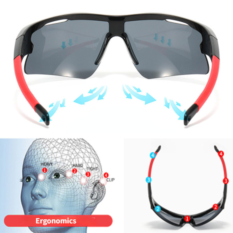Ochelari de ciclism Ochelari de soare pentru bărbați, femei, sport anti-UV Ochelari de soare pentru ciclism în aer liber Ochelari de bicicletă Ochelari de protecție antivânt