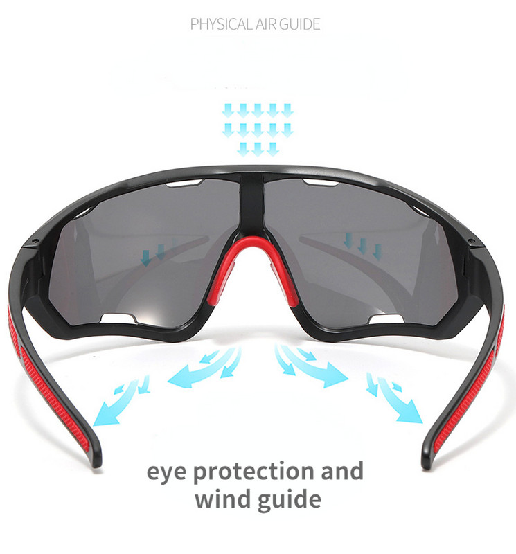 Välispordiprillid Meeste Naiste Jalgrattaprillid Mägi MTB Rattasõiduprillid UV400 värvilised Päikeseprillid Stiilsed Jalgrattasõiduprillid