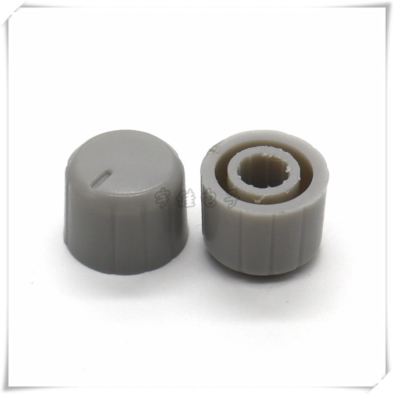 10 gabalu plastmasas kloķa vāciņš, diametrs 14 mm, augstums 11 mm