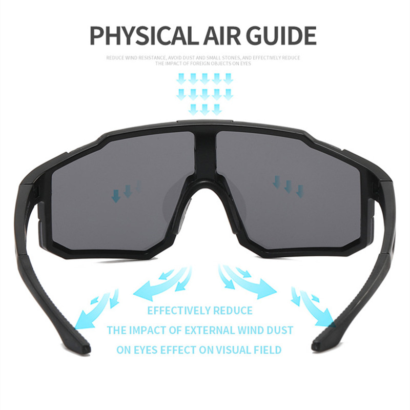 Polarizált kerékpáros szemüvegek Férfi MTB országúti kerékpáros napszemüvegek szabadtéri sportokhoz túrázási szemüvegek lovagló napszemüvegek hegyi kerékpáros szemüvegek