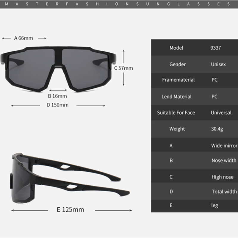 Polarizált kerékpáros szemüvegek Férfi MTB országúti kerékpáros napszemüvegek szabadtéri sportokhoz túrázási szemüvegek lovagló napszemüvegek hegyi kerékpáros szemüvegek