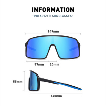 Очила за колоездене Мъжки поляризирани слънчеви очила Дамски очила за шосе за планинско колоездене UV400 Нови очила за каране на велосипед Спорт на открито Туристически очила