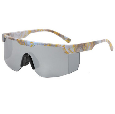 Clamshell Lens UV400 Kerékpáros szemüveg Kerékpáros Napszemüveg Férfi Női Futó Horgászszemüveg MTB Kerékpáros Szemüveg Kerékpáros