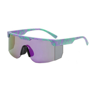 Clamshell Lens UV400 Kerékpáros szemüveg Kerékpáros Napszemüveg Férfi Női Futó Horgászszemüveg MTB Kerékpáros Szemüveg Kerékpáros