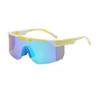 Clamshell Lens UV400 Kerékpáros szemüveg Kerékpáros Napszemüveg Férfi Női Futó Horgászszemüveg MTB Kerékpáros Szemüveg Kerékpáros