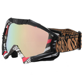 UV400 Зимни ски очила Ветроустойчиви очила за сноуборд Магнитни спортни мотоциклети Off Road Слънчеви очила Моторни шейни Очила Oculos
