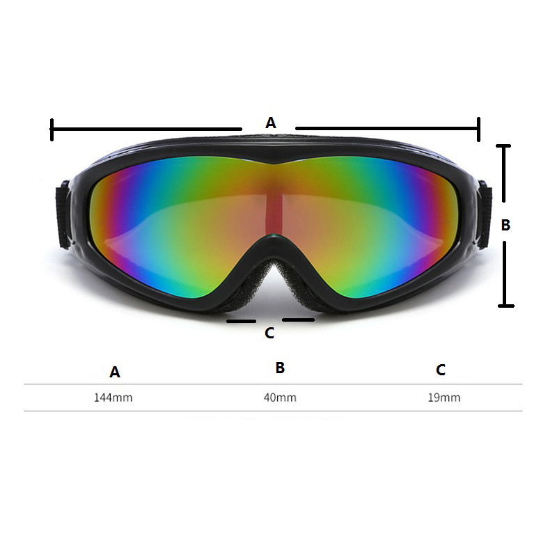 Tuulekindlad Mootorsaaniprillid UV400 Mehed Naiste Suusamisprillid Magnetilised talvekaitse CS Tactical Prillid Lume päikeseprillid Objektiiv