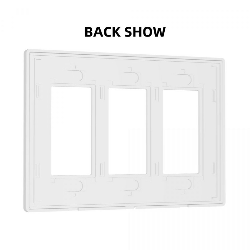 D stiliaus šviesos jungiklis sieninės plokštės dangtelio lizdo išvesties skydelis, skirtas vonios kambario svetainei miegamojo apdailai