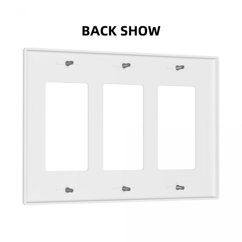 Style F valguslüliti seinaplaadi kate pistikupesa väljalaskepaneel vannitoa elutoa magamistoa kaunistamiseks