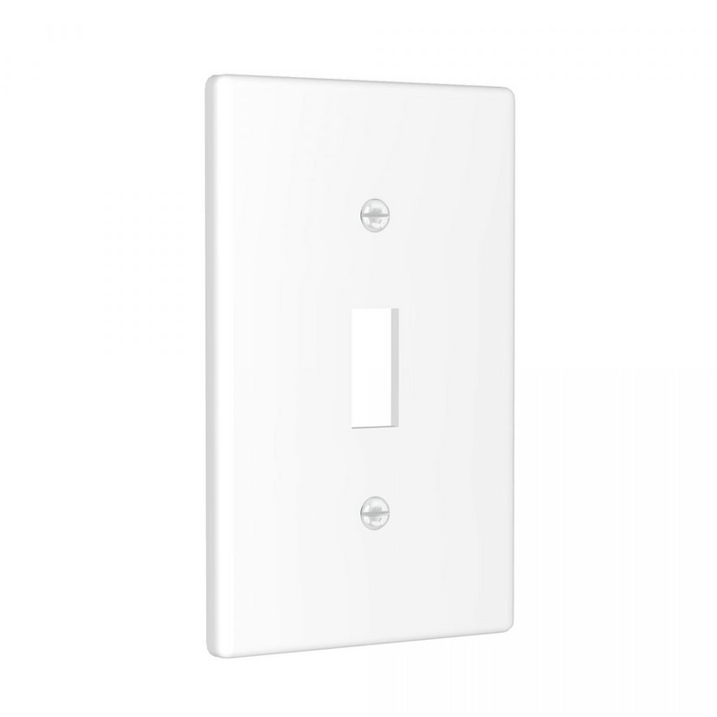 Бял превключвател за осветление Стенна плоча Капак Съдържание Изходен панел За баня Всекидневна Декорация на спалня