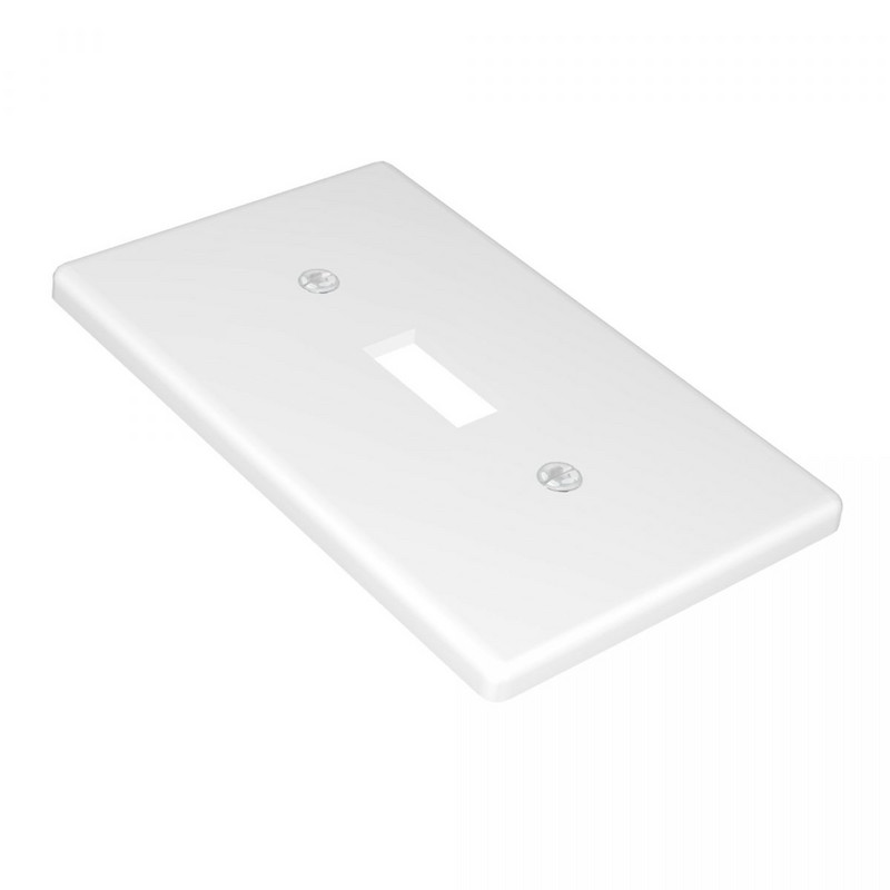 Бял превключвател за осветление Стенна плоча Капак Съдържание Изходен панел За баня Всекидневна Декорация на спалня