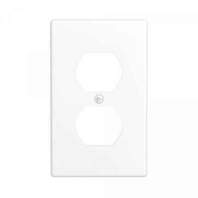 Fehér fénykapcsoló fali lemez burkolata aljzat kimeneti panelje a fürdőszobához nappali szoba hálószoba dekorációhoz