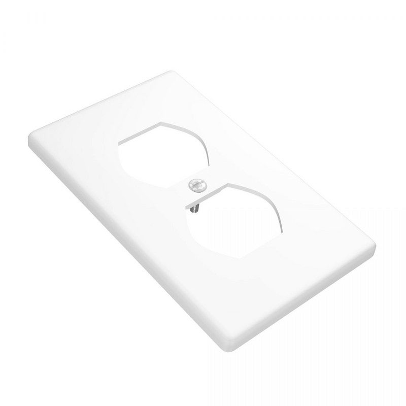 Fehér fénykapcsoló fali lemez burkolata aljzat kimeneti panelje a fürdőszobához nappali szoba hálószoba dekorációhoz