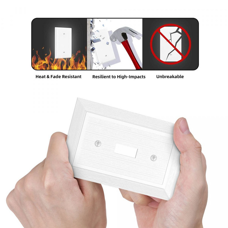 Vieno perjungimo medžio grūdų sieninės plokštės perjungimo plokštės sieninė plokštė miegamojo virtuvei Namų kelių stilių dekoratyvinė