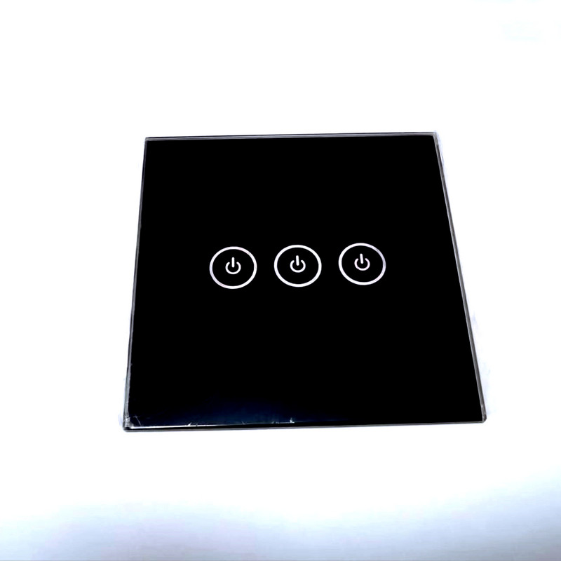 86 панел за превключване на сензорен екран от закалено стъкло