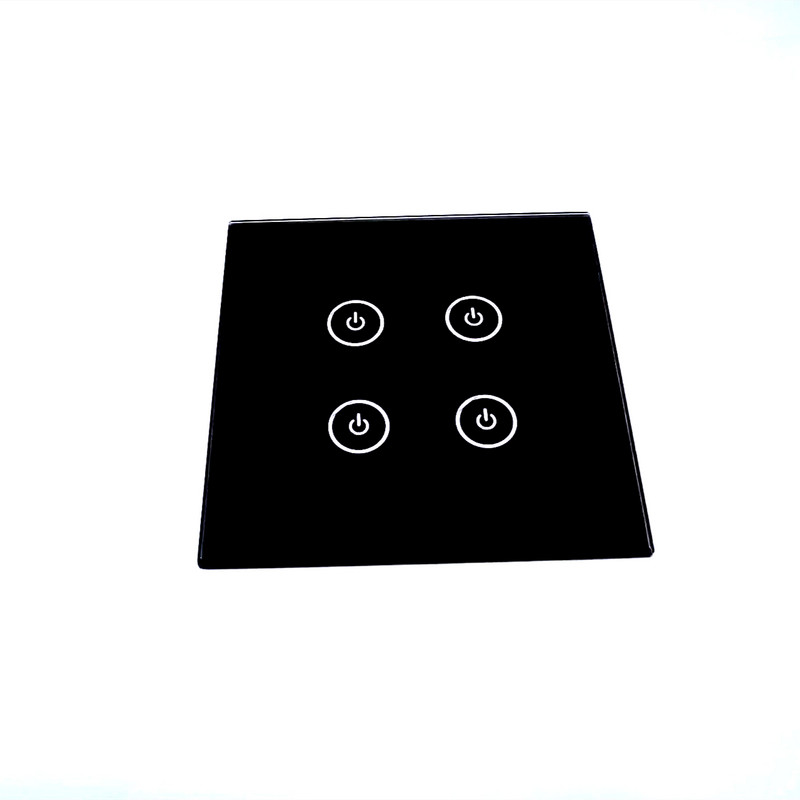 86 панел за превключване на сензорен екран от закалено стъкло