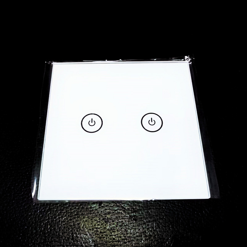 86 панел за превключване на сензорен екран от закалено стъкло