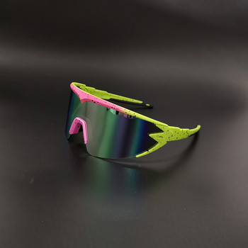 UV400 Очила за колоездене без рамки Мъже Жени Спорт Очила за бягане Риболов MTB велосипед Слънчеви очила Розови лещи Очила за шосеен велосипед Момиче