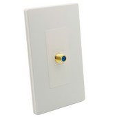 Naujas dizainas 1 grupė be varžto 1 prievadas F RG6 televizorius HDMI CAT6 RJ45 nuo moteriškos iki moteriškos sieninės plokštės