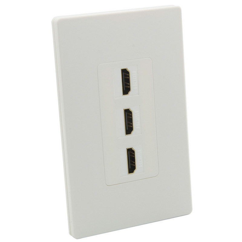 Naujas dizainas 1 grupė be varžto 1 2 3 4 6 HDMI prievadai nuo lizdo iki moteriškos sieninės plokštės