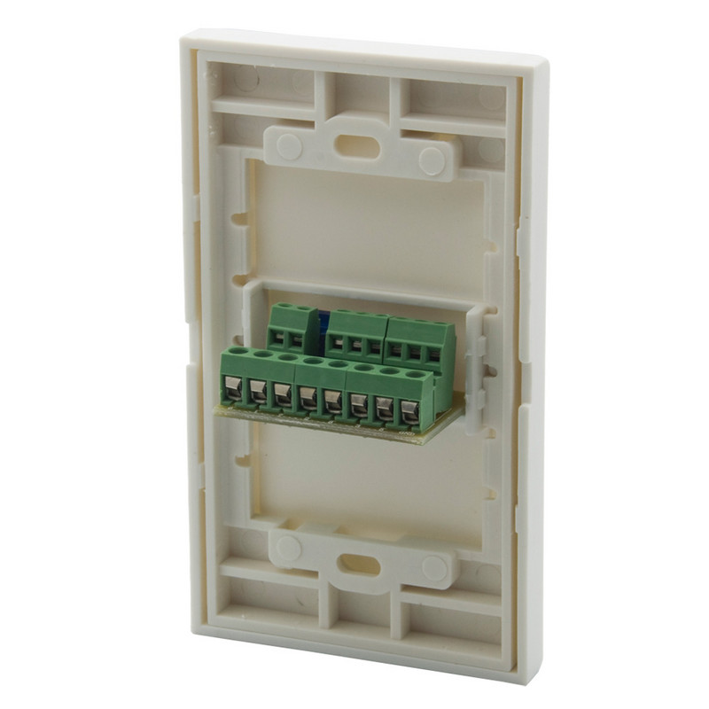 DMTMB 1 Gang No Screw 1 Port VGA Wall Plate