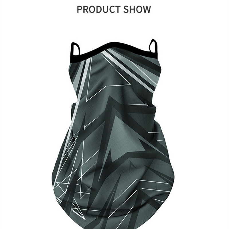 Vasarinė ledo šilko veido kaukė lauko dviratininkams kaklaskarė Bandana dviratis motociklas stovyklavimas medžioklė bėgimas apsauga nuo UV šalikai