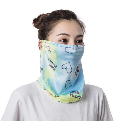 Opaľovací krém Ice Silk, letná anti-UV rýchloschnúca maska na tvár, priedušná šatka s ochranou krku a závesnou čelenkou do uší