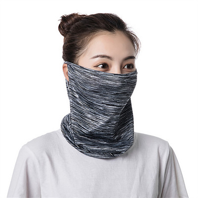 Opaľovací krém Ice Silk, letná anti-UV rýchloschnúca maska na tvár, priedušná šatka s ochranou krku a závesnou čelenkou do uší