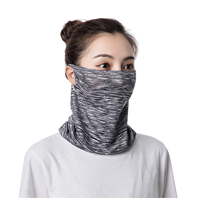 Opaľovací krém Ice Silk, letná anti-UV rýchloschnúca maska na tvár, priedušná šatka s ochranou krku a závesnou čelenkou do uší