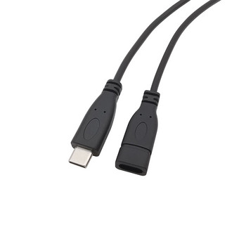 USB Τύπος C Αρσενικό Θηλυκό βύσμα τροφοδοτικό Βύσμα φορτιστή 2 ακίδων 4 ακίδων USB-C DIY Επισκευαστικό καλώδιο Τύπος συγκόλλησης 0.3M 1M 2M