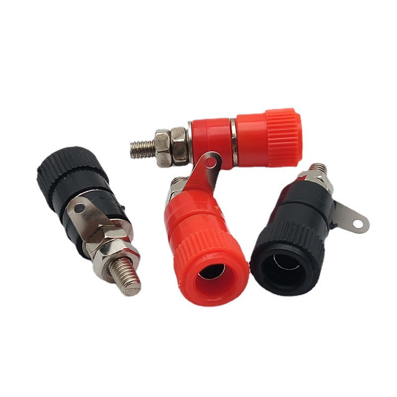 5 tk 4 mm banaanipesa professionaalne sidumisposti mutter Banaani pistiku pistikupesa nikeldatud