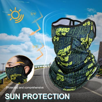 Ποδηλατική μάσκα προσώπου Bandana Sun Protection Αντιανεμικό αναπνέον κασκόλ Ποδήλατο Balaclava Sport Neck MTB Mountain Bike Equipment