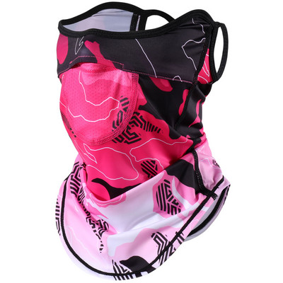 Kerékpáros Arcmaszk Bandana Napvédelem Szélálló Légáteresztő Sál Kerékpár Balaclava Sport Nyak MTB Mountain Bike felszerelés