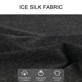 LOOGDEEL Ice Silk Anti-UV Велосипедна бандана Висящи шалове за уши Жени Мъже Дишаща бързосъхнеща маска за туризъм Мотоциклет Риболов