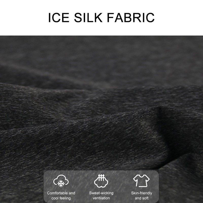 LOOGDEEL Ice Silk Anti-UV kerékpáros bandana akasztófülű sál női férfi, légáteresztő, gyorsan száradó túra motoros horgász arcmaszk