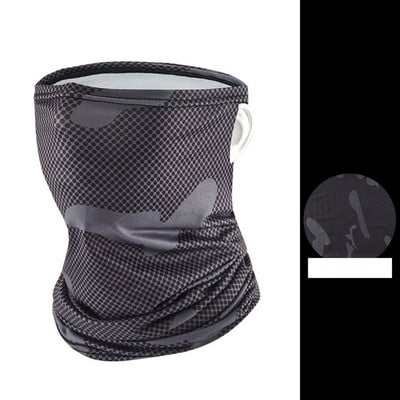UV védelem jég selyem arcvédő nyak cső kültéri sport kendő sál légáteresztő túra sál nyak lábszárvédő bandana