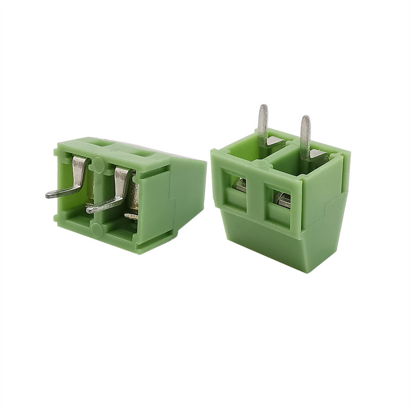 10 vnt KF127 5,0 mm žingsnio PCB laidų gnybtų blokas KF127 2 kontaktų 3 kontaktų sujungiamas tiesus kaištis, varžtinis gnybtas 26-14AWG kabelio jungtis