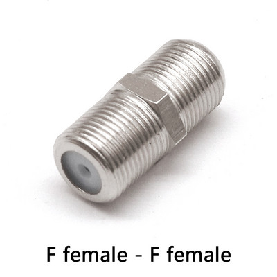 10 buc. TV din aliaj direct femelă la femelă F conexiune dreaptă cablu TV inch fund f F cablu prelungitor dublu