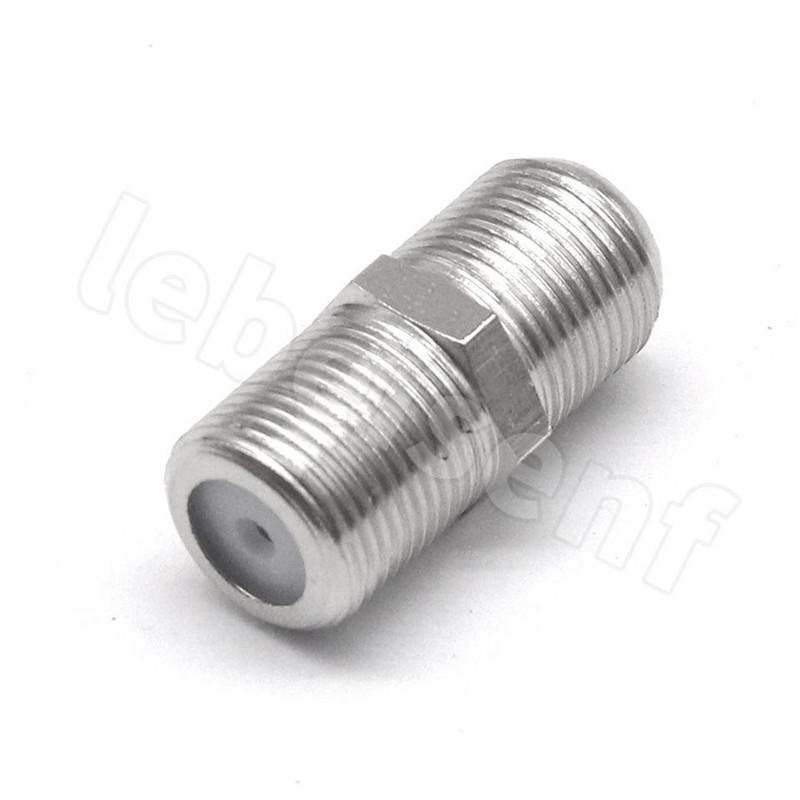 10 buc. TV din aliaj direct femelă la femelă F conexiune dreaptă cablu TV inch fund f F cablu prelungitor dublu