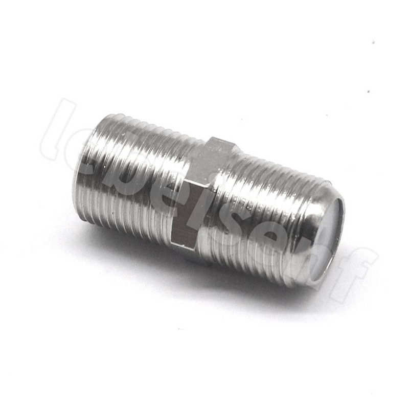 10 buc. TV din aliaj direct femelă la femelă F conexiune dreaptă cablu TV inch fund f F cablu prelungitor dublu