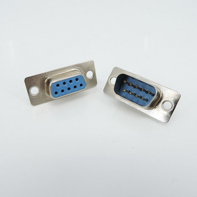 9 pini 9 nuclee DB9 cap masculin femela Tip de legătură tip RS232 port serial montare carcasă din plastic conector conector p1