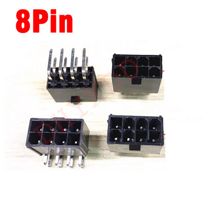 10 buc. conector cu 8 pini, placa de bază pentru alimentare, soclu pentru placa grafică CPU, mufă cu pini drept, distanță de 4,2 mm, mufă 5569, mufă dreaptă